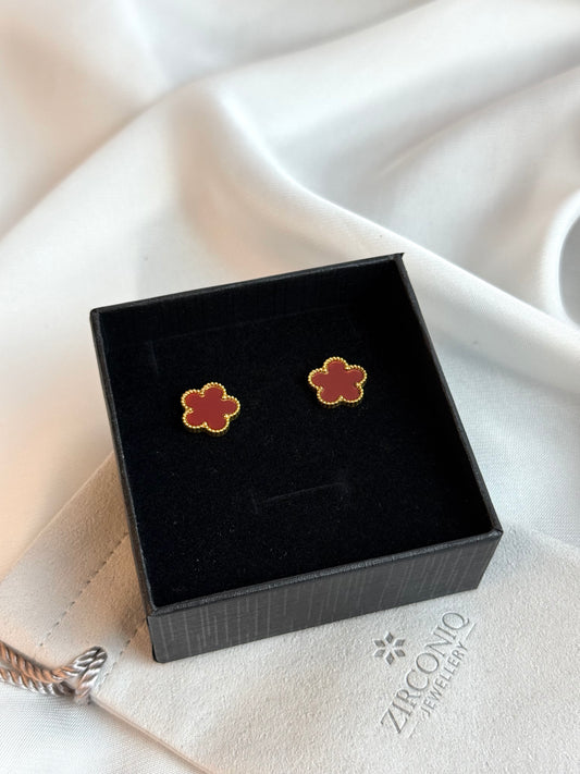 Luxe Clover Charm Earrings