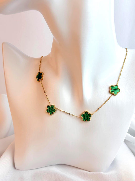 Five Leaf Clover Necklace - Lucky Necklace