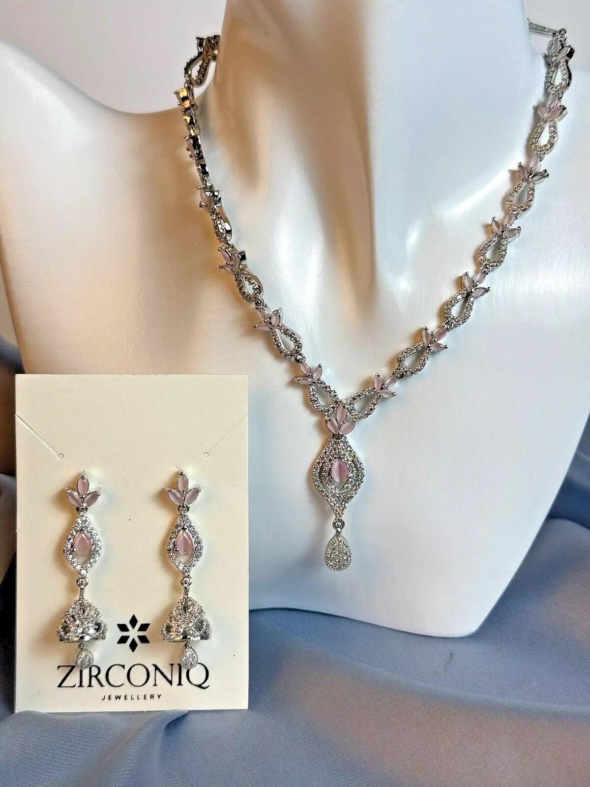 Elegant Zircon Bridal Jewelry Set