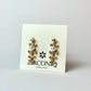18K Gold-Plated Bamboo-Inspired Pearl Drop Earrings