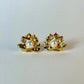18K Gold-Plated Pearl Earrings