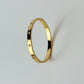 Zircon Studded Stainless Steel Gold Plated Bangle Bracelet - Yellow Gold
