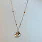 White Medium sized Natural Shell necklace