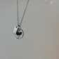 Personalized Birthstone Pendant Rose Silver