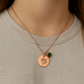 Personalized Birthstone Pendant Rose Gold