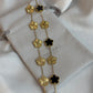 Five Leaf Clover Bracelet Gold - Lucky Bracelet