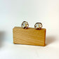 Gold Plated Pearl Studs