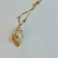 Sea Shell necklace, minimal shell, Gold Plated Shell necklace