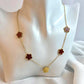 Five Leaf Clover Necklace - Lucky Necklace