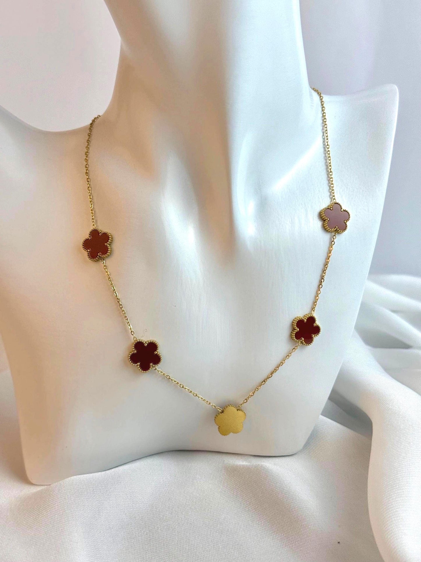 Five Leaf Clover Necklace - Lucky Necklace