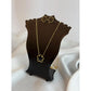 Five Leaf Black Clover Necklace Set