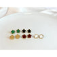Five Leaf Clover Earrings - Lucky Charm Earrings