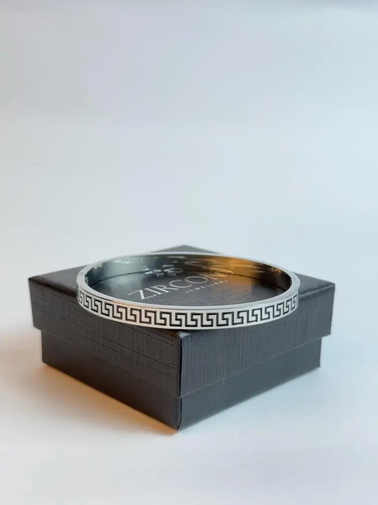 Gold Plated Bangle Bracelet by Zirconiq