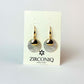 18k Gold-Plated Shell Disc Drop Earrings