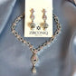 Elegant Zircon Bridal Jewelry Set