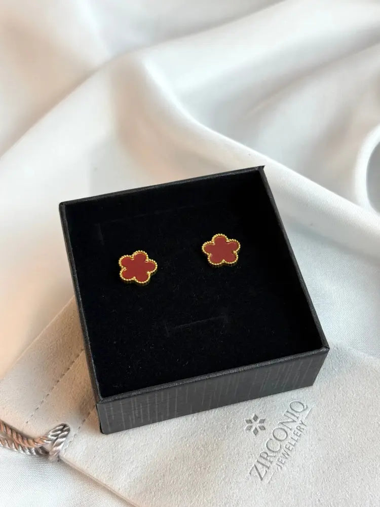 Luxe Clover Charm Earrings