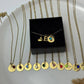 Personalized Initial & Birthstone Pendant - Birthstone Necklace