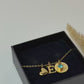 Personalized Initial & Birthstone Pendant