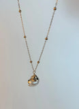 White Medium sized Natural Shell necklace