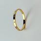 Zircon Studded Stainless Steel Gold Plated Bangle Bracelet - Yellow Gold